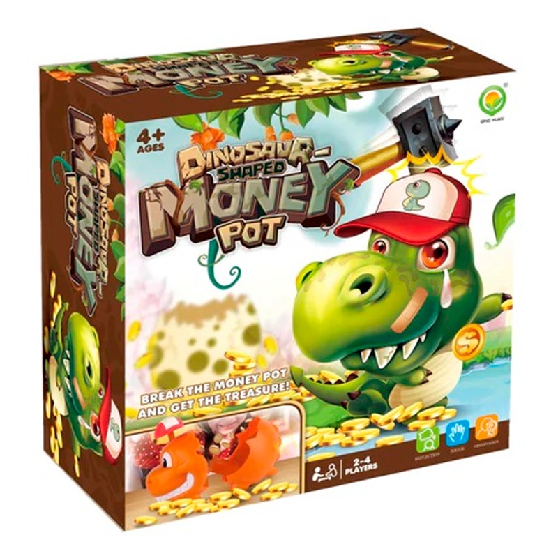 لعبة وعاء المال على شكل ديناصور