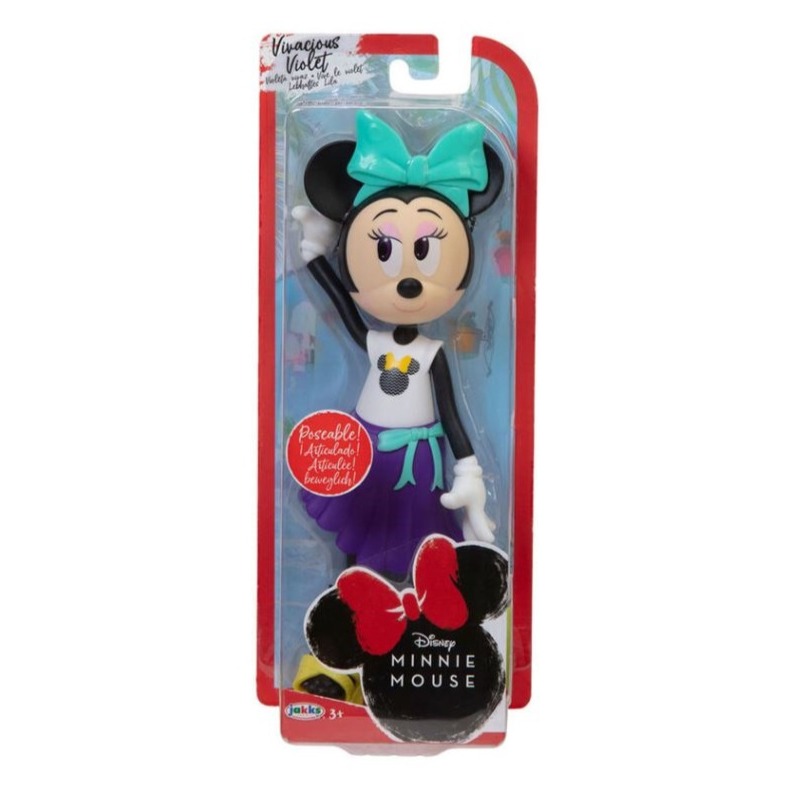 ديزني - شخصية ميني ماوس باللون البنفسجي المبهج