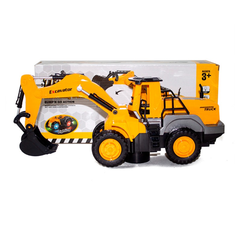 شاحنة حفار كهربائية مع الموسيقى والضوء