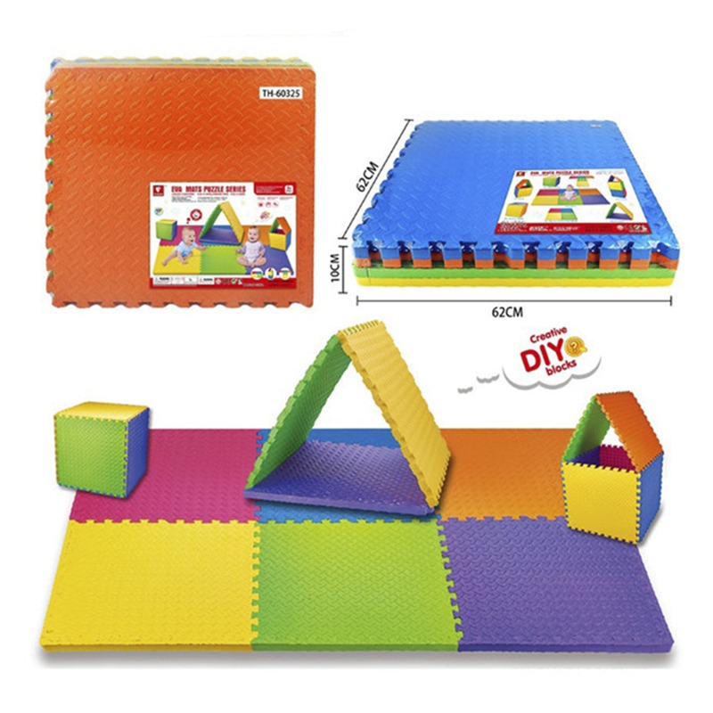 إيفا ماتس - حصيرة إسفنجية بتصميم أوراق الشجر 4 قطع