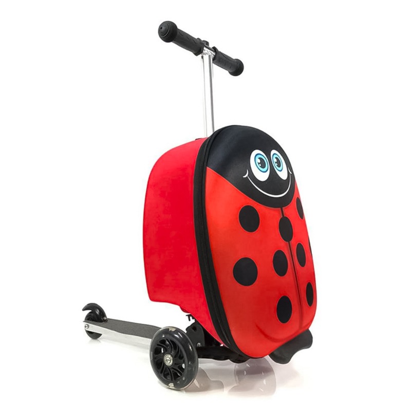 Eva Scooter Suitcase Ladybug- 19 Inch