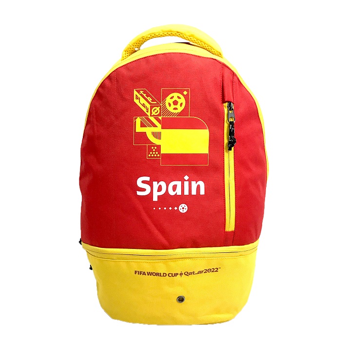 فيفا 2022 - حقيبة ظهر رياضية مع مقصورة حذاء شعار اسبانيا
