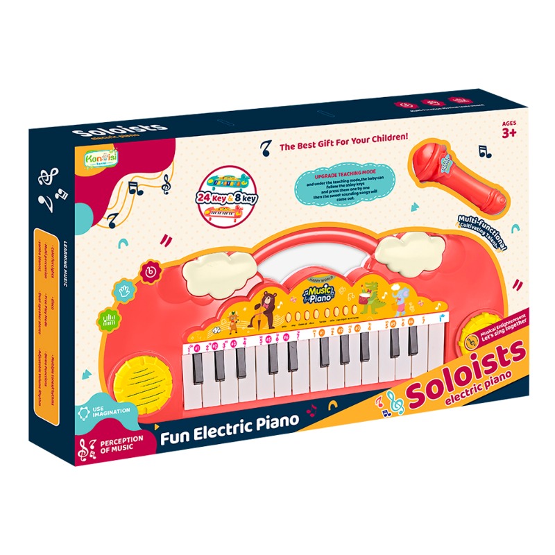 بيانو كهربائي مع ميكروفون