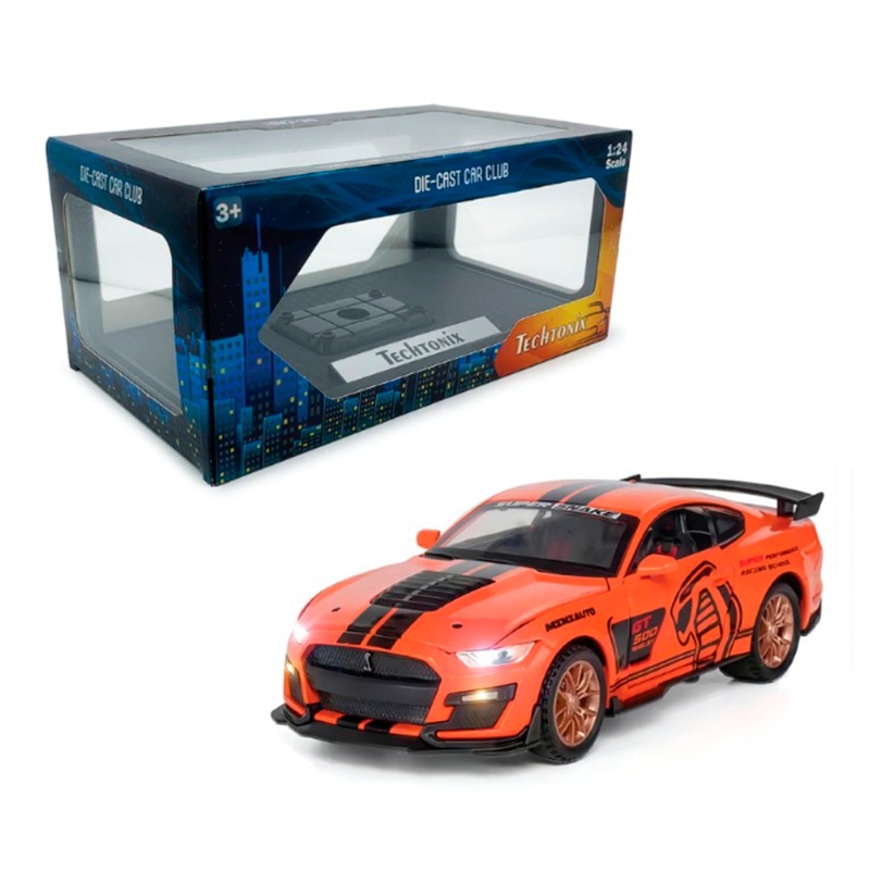 تكنيكس - سيارة موستانج فايبر جي تي 500 لون برتقالي
