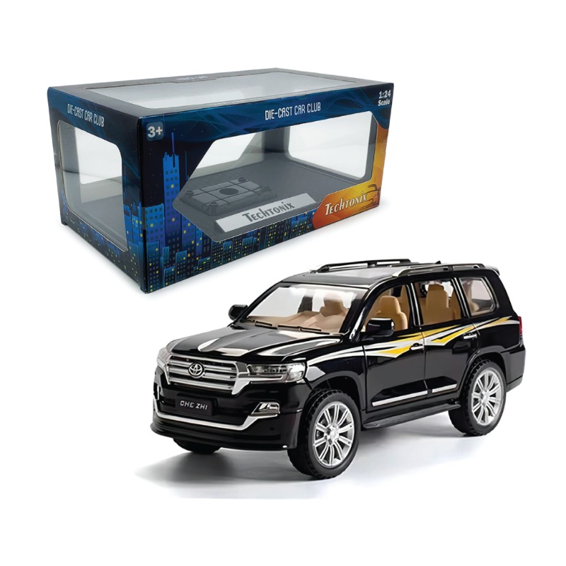 تكنيكس - سيارة برادو مقاس 1: 24 لون أسود