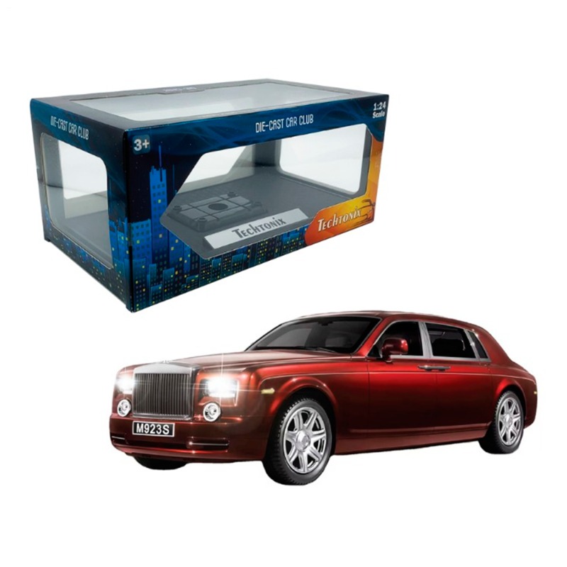 فنسيرز - سيارة رولز رويس مقاس 1: 24 لون احمر