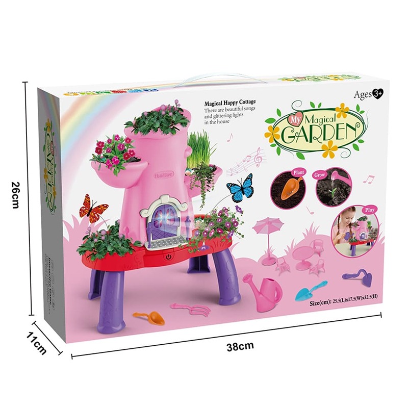 مجموعة زراعة الحدائق مع الضوء والموسيقى