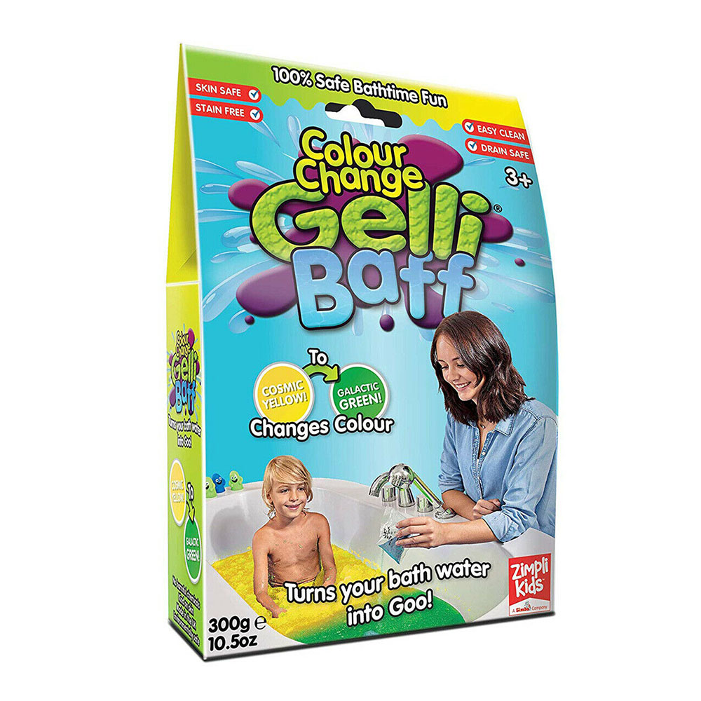 جيلي باف - مسحوق تغيير اللون من الأصفر للأخضر 300 جرام
