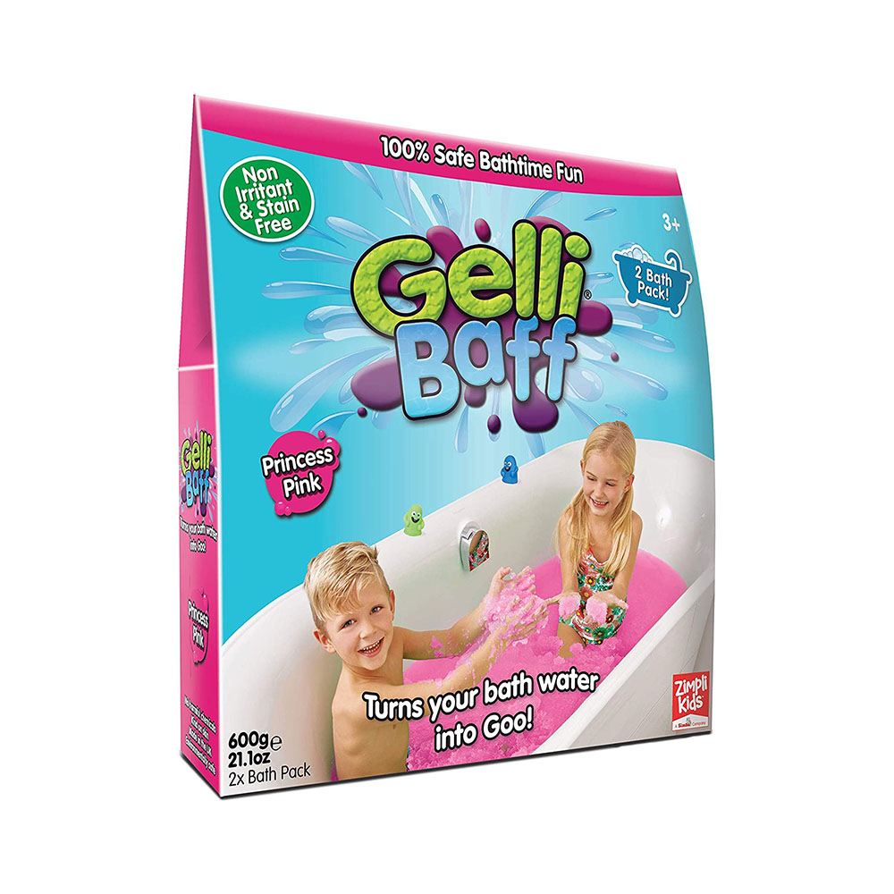 جيلي باف - مسحوق جيلي 600 جرام - لون وردي