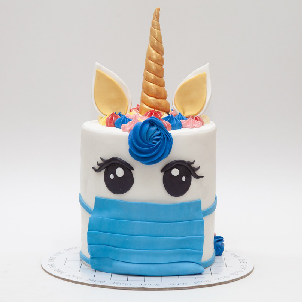 غليز - كورونا يونيكورن كيك