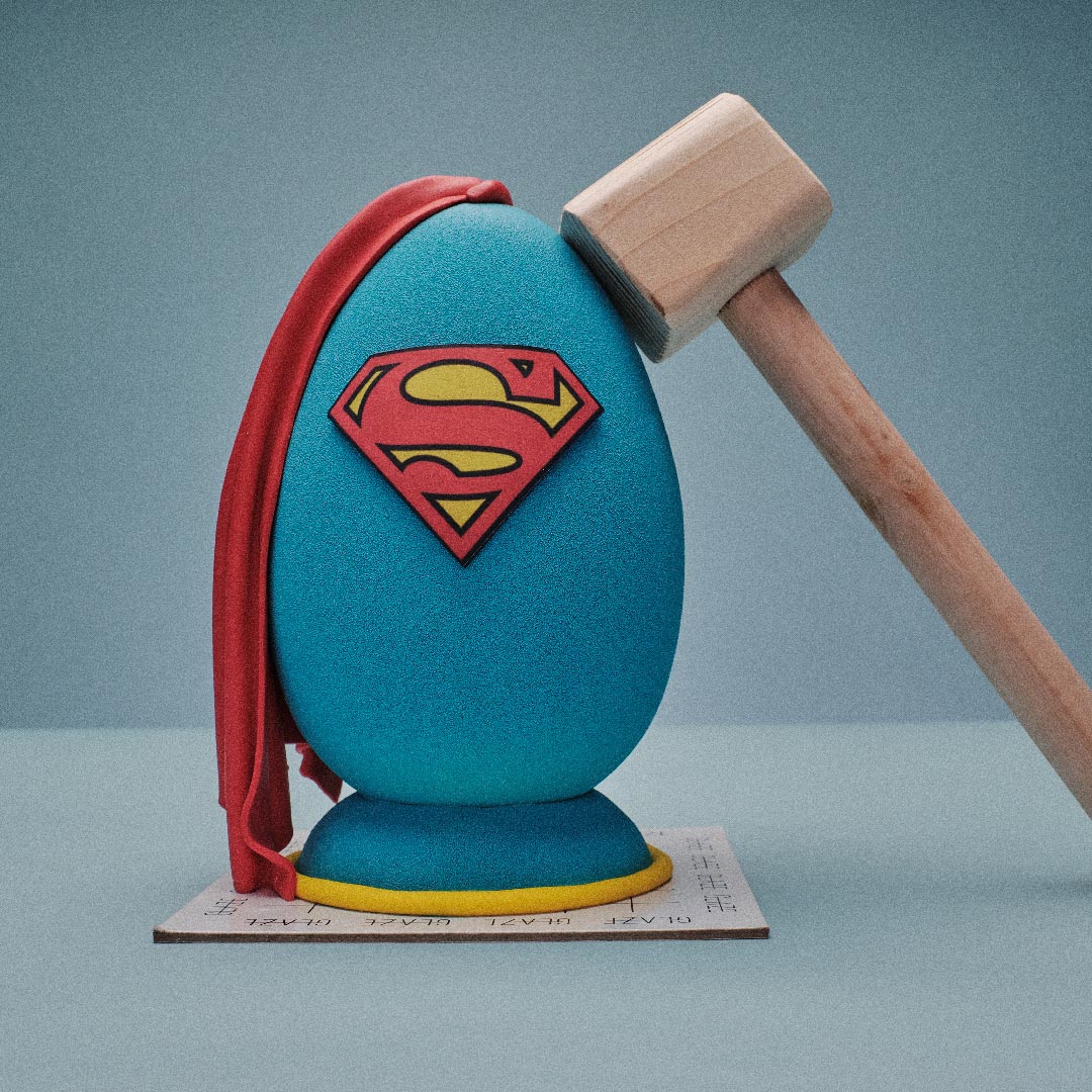 غليز - بيضة مطرقة سوبرمان صغير