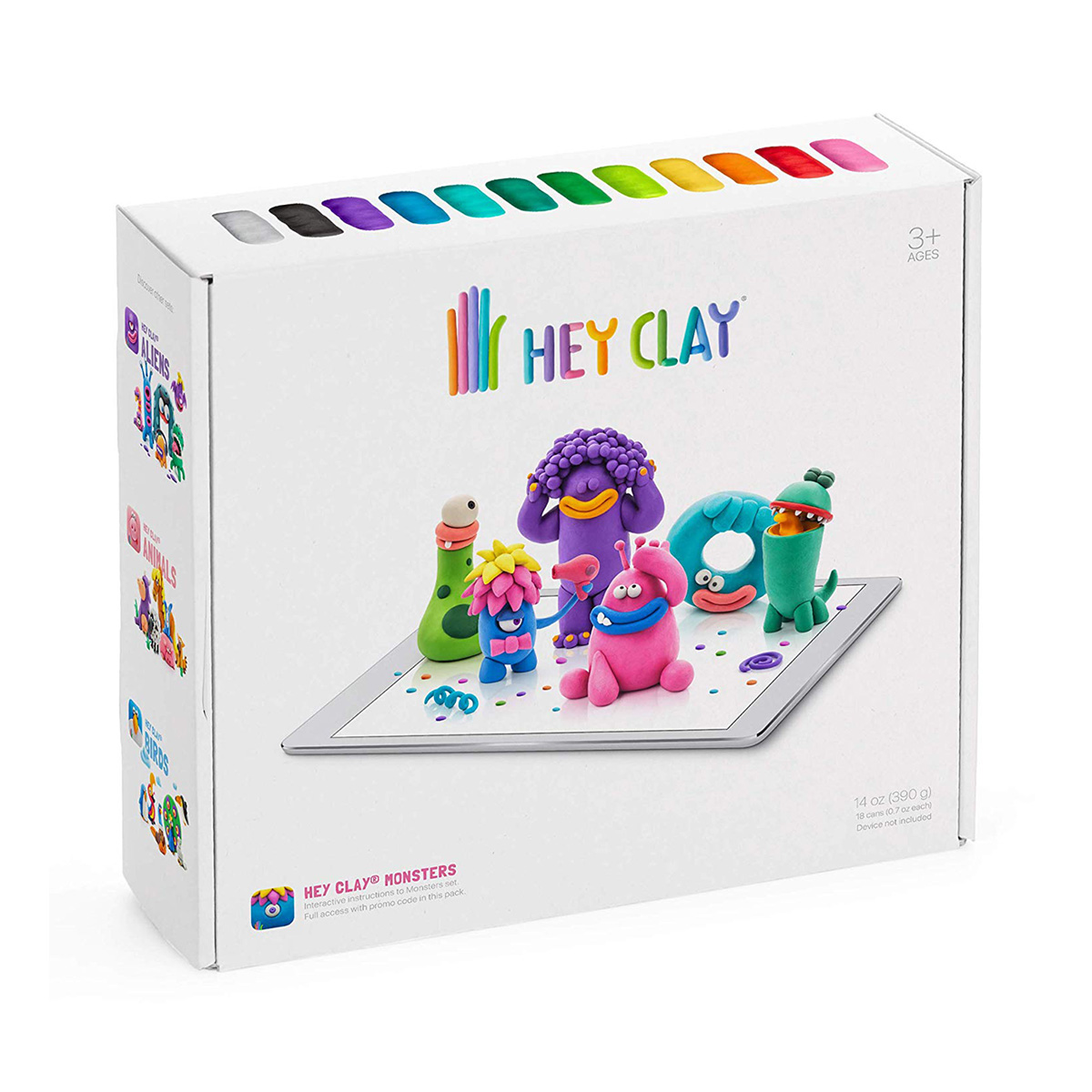 هاي كلاي - صلصال أشكال الوحوش 18 علبة