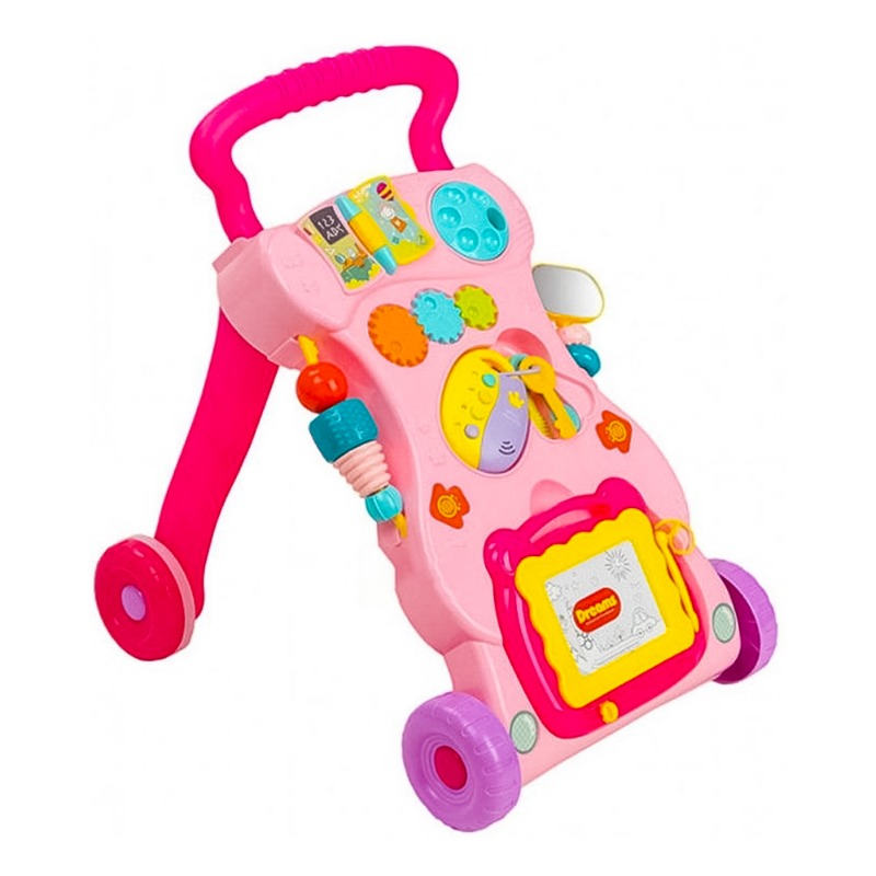 هوانجر - مشاية الأطفال الموسيقية - لون وردي