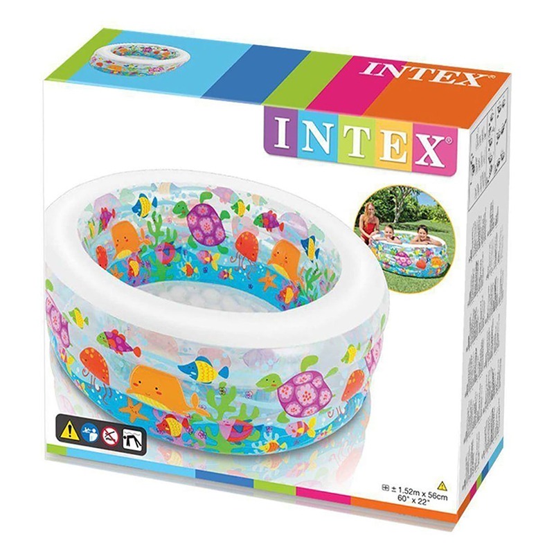 إنتكس - مسبح السباحة بطبعة الأسماك للأطفال