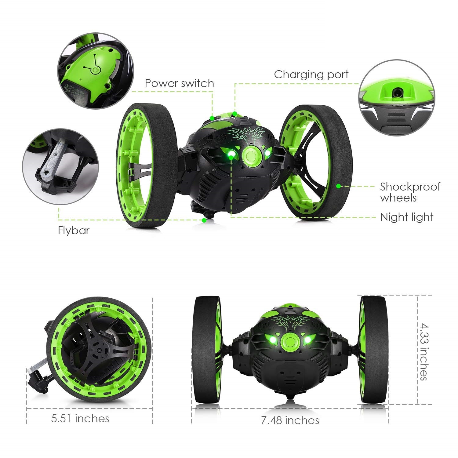 سيارة السرعة والقفز