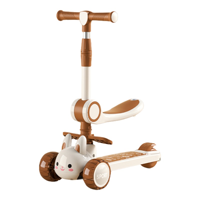 سكوتر أطفال ثلاثي العجلات قابل للطي والتعديل