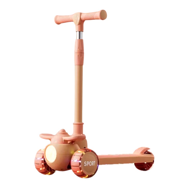 سكوتر أطفال ثلاثي العجلات قابل للطي والتعديل