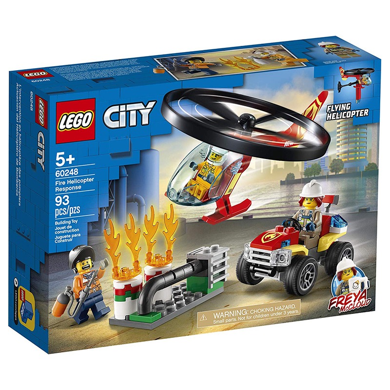 ليجو سيتي - مجموعة بناء مروحية الأطفاء والتدخل السريع