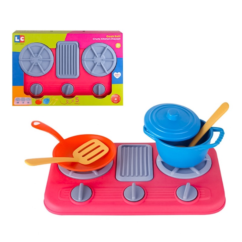 ليتس بي تشايلد - مجموعة لعب أدوات الطبخ