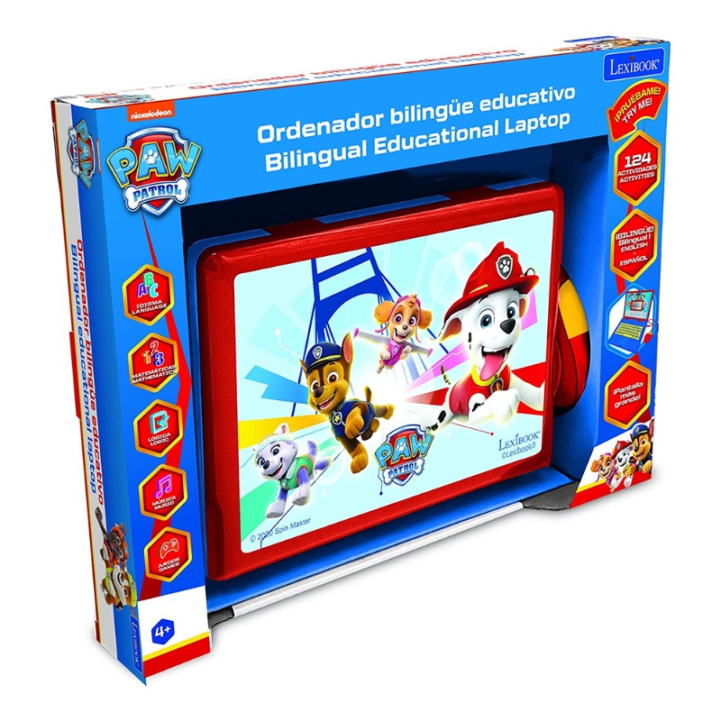 ليكسي بوك - كمبيوتر تعليمي باللغتين العربية والإنجليزية بتصميم باو باترول