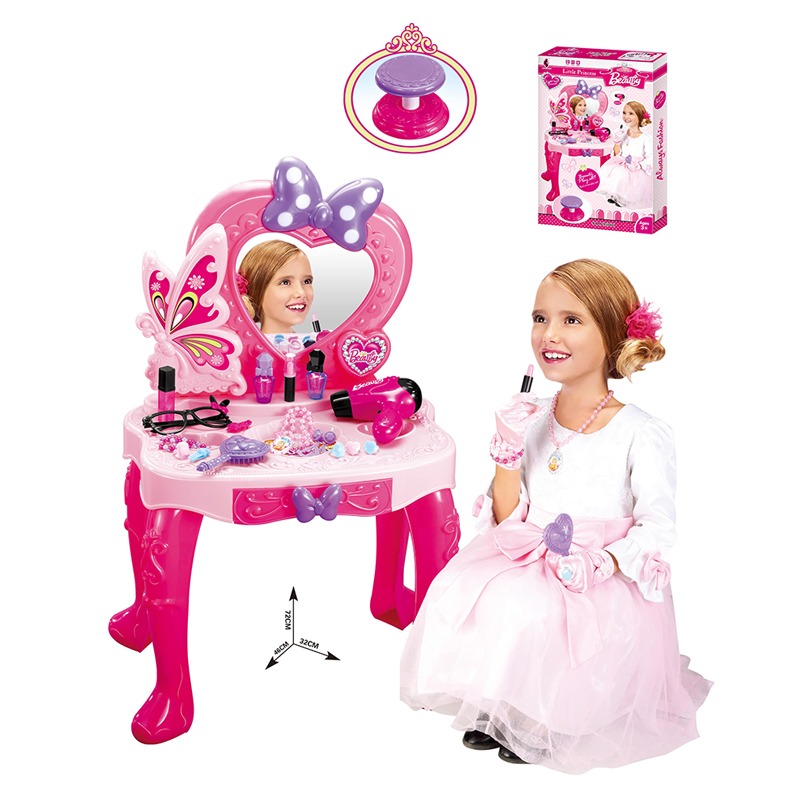 ليتل برينسس - طاولة أدوات التجميل بأضواء وأصوات
