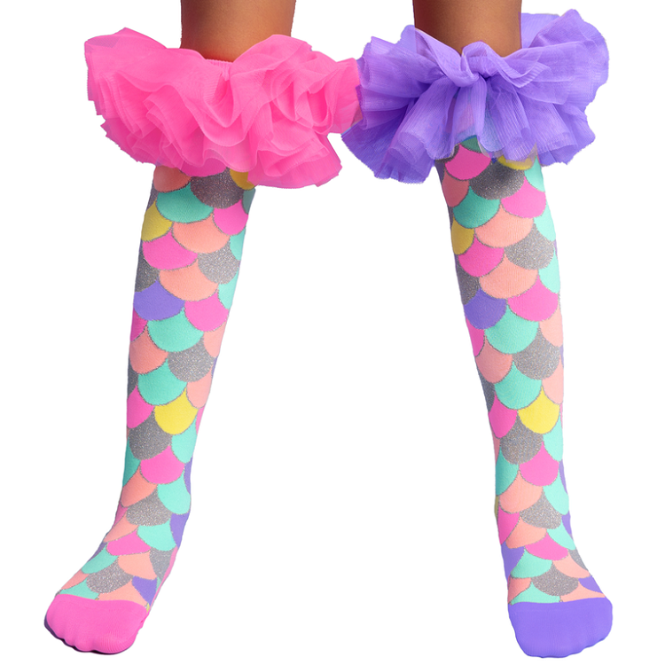 Madmia Mermaid Socks With Pompom - Medium