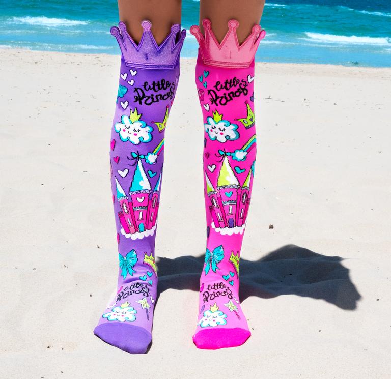 مادميا - جوارب برنسيس مع تاج - كبير