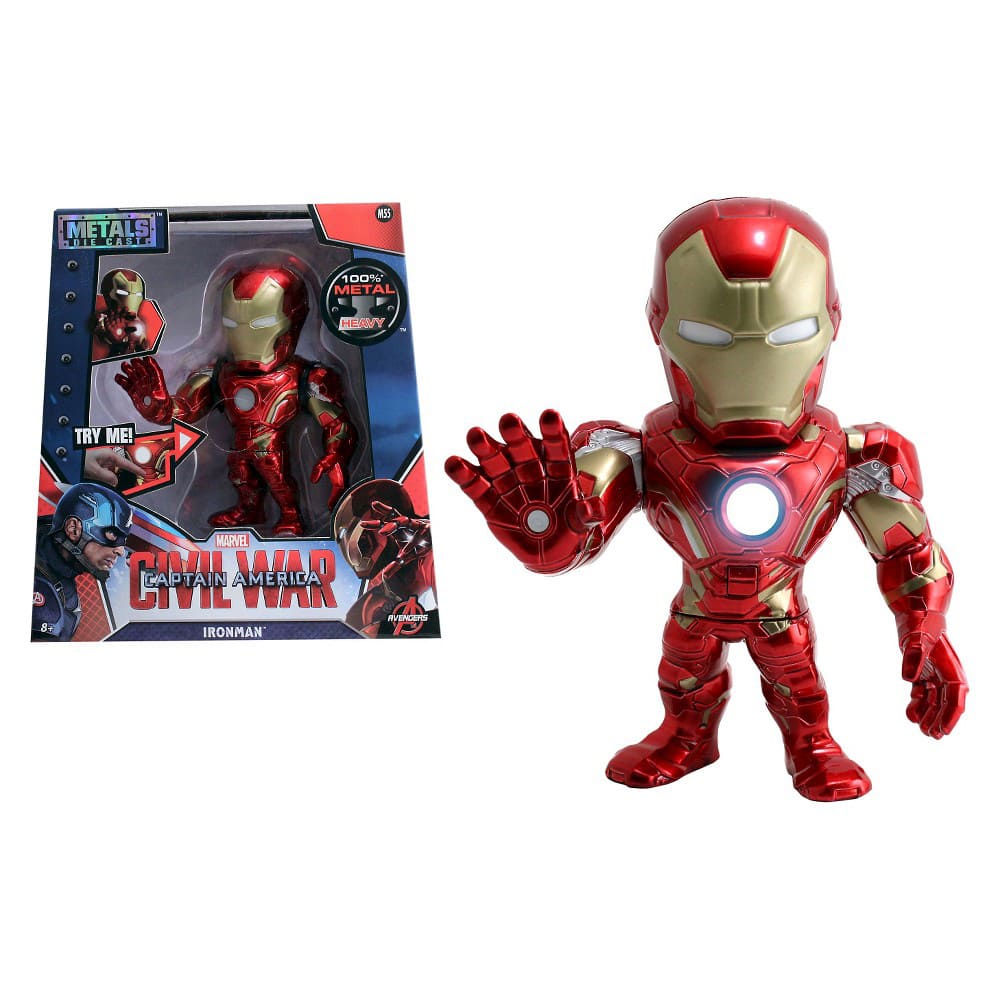مارفل - شخصية آيرون مان المعدني - حجم 6 إنش
