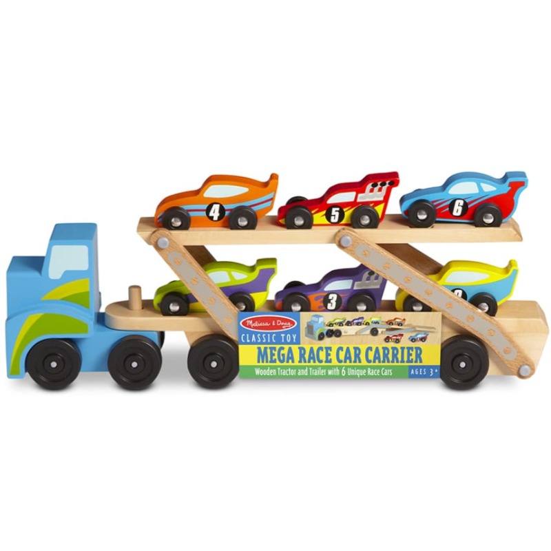 ميليسا آند دوج - حاملة سيارات خشبية