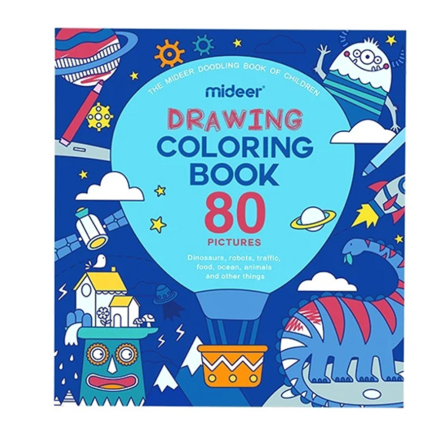 ميدير كتاب الرسم والتلوين أزرق