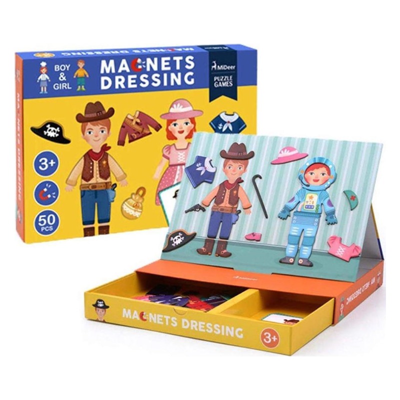 ميدير - صندوق الأنشطة المغناطيسية 50 قطعة