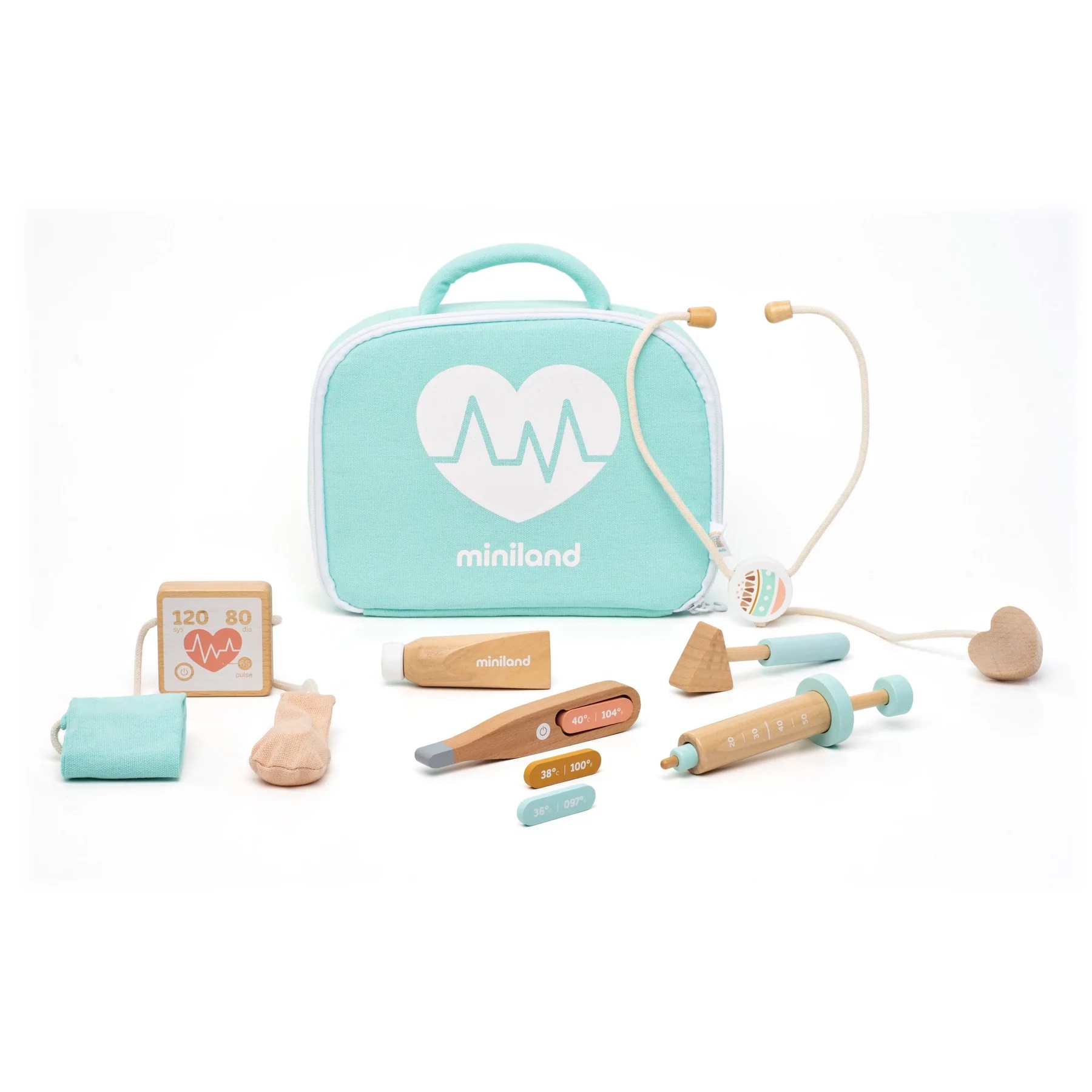 ميني لاند دول - مجموعة أدوات الطبيب الخشبية