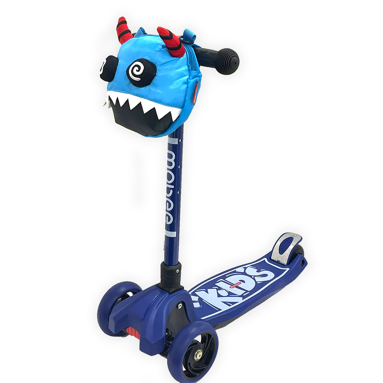 موبي - سكوتر مع حقيبة - أزرق