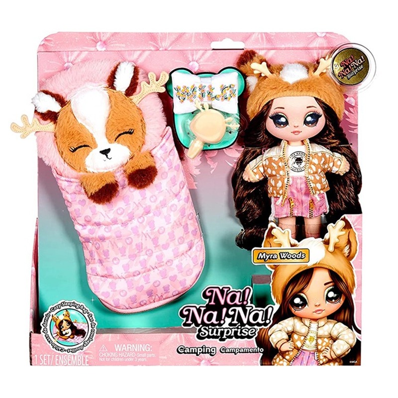 نا نا نا سربرايز - مجموعة لعب دمية التخييم ميرا وودس