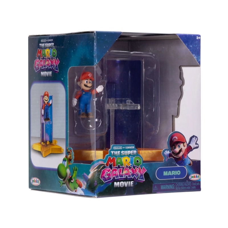 لعبة نينتندو سوبر ماريو موفي مقاس 1. 5 بوصة مع قاذفة النجوم - تشكيلة متنوعة
