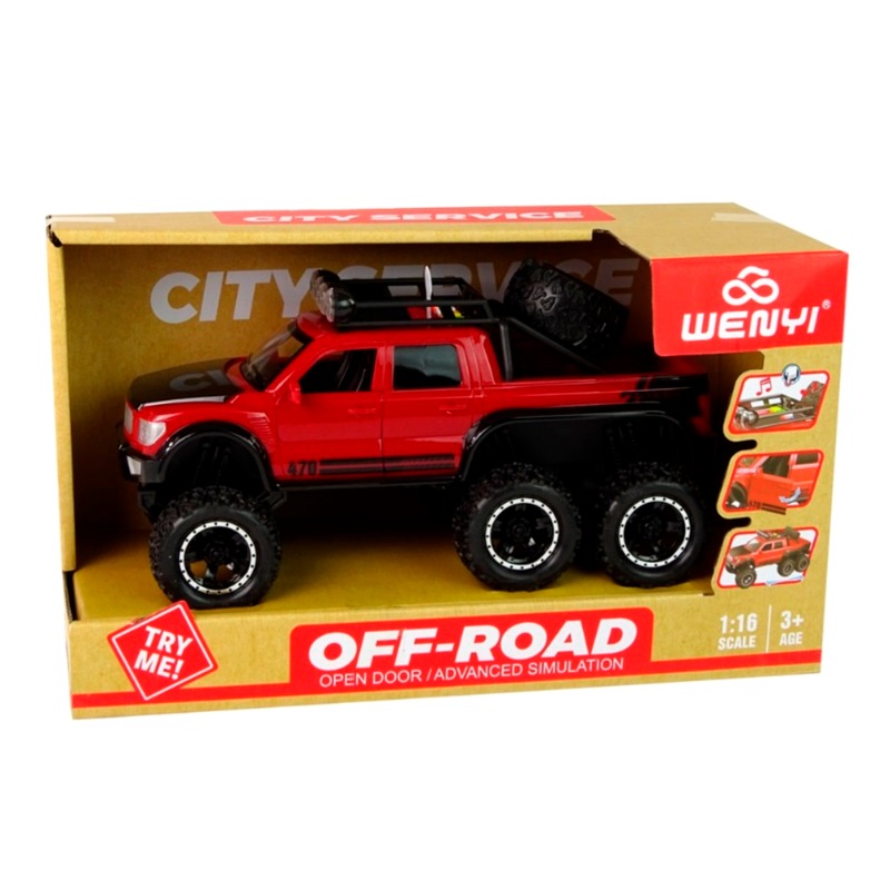 سيارة أوف رود عجلات كبيرة 1: 16