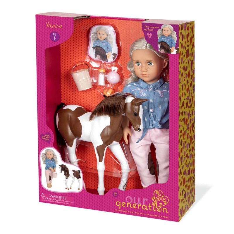 أور جنيريشن - دمية مع حصان يانيرا 46 سم