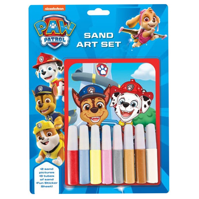 باو باترول - مجموعة التلوين بالرمال الملونة