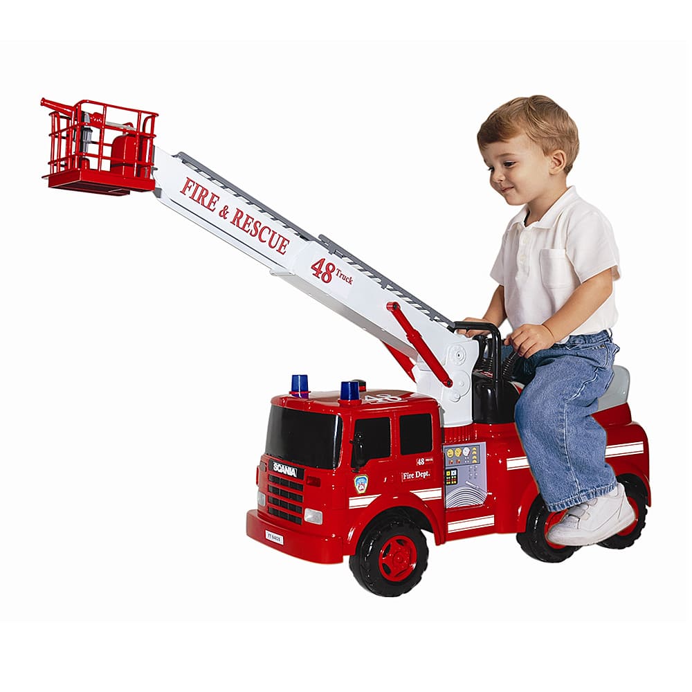 بلاي جو - ركوب شاحنة إطفاء الحريق للأطفال