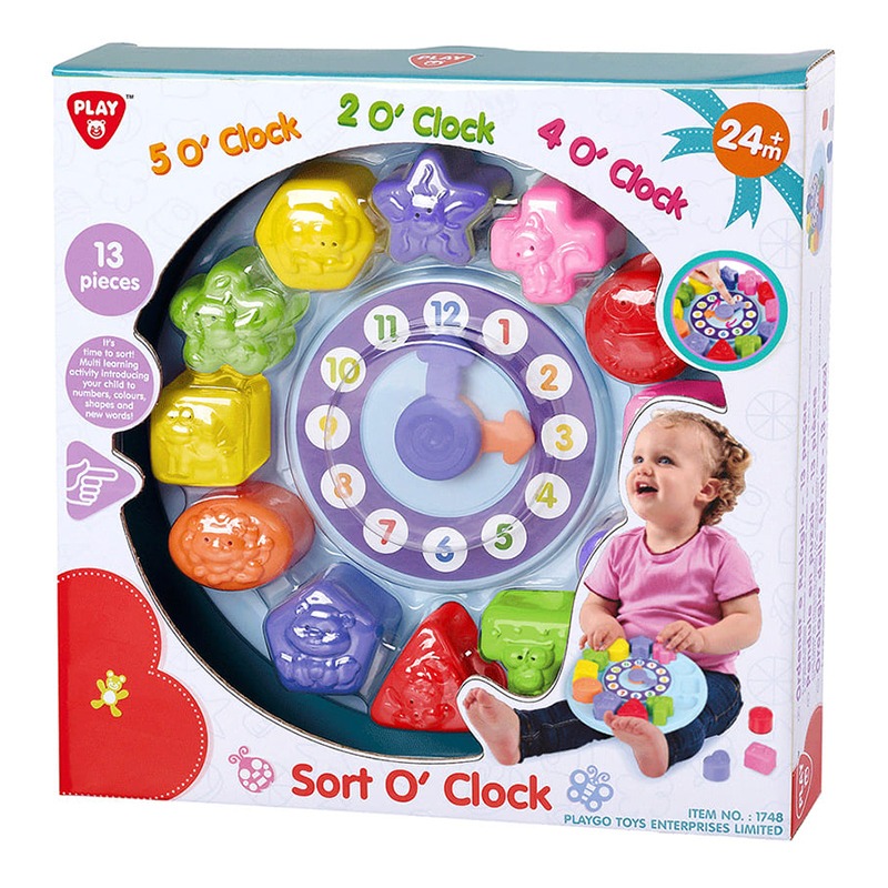 ساعة الأشكال والألوان