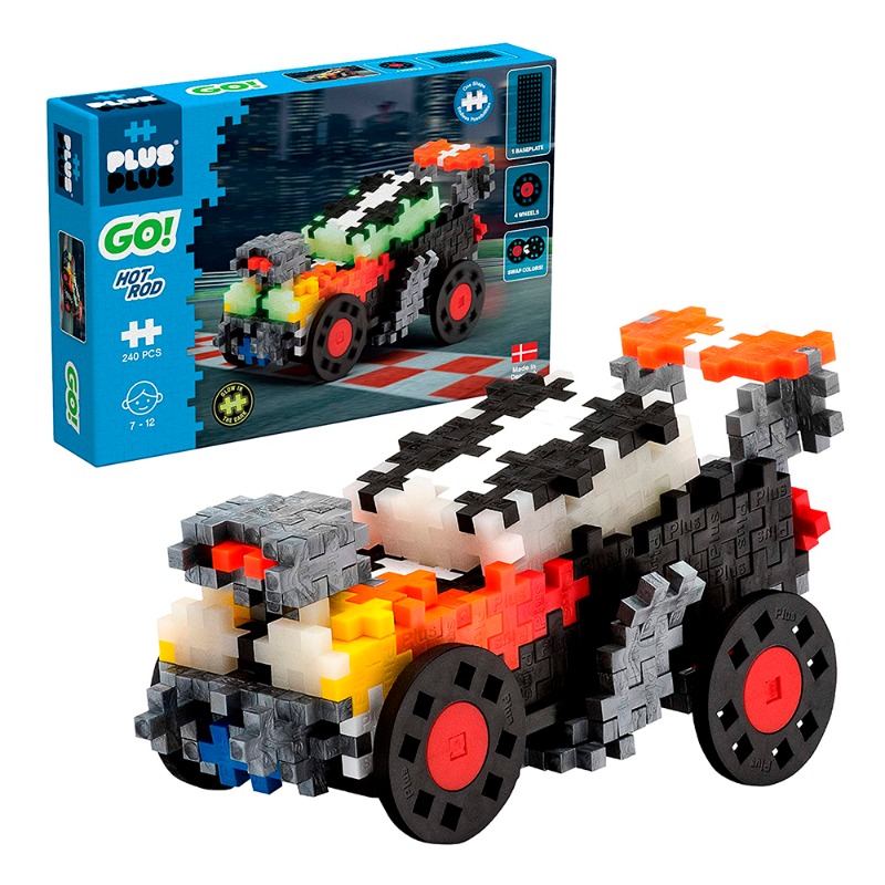 بلس بلس بيج - مجموعة بناء سيارة هوت رود 240 قطعة