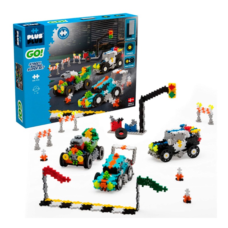 بلس بلس بيج - مجموعة بناء ستريت ريسنج سوبر 900 قطعة