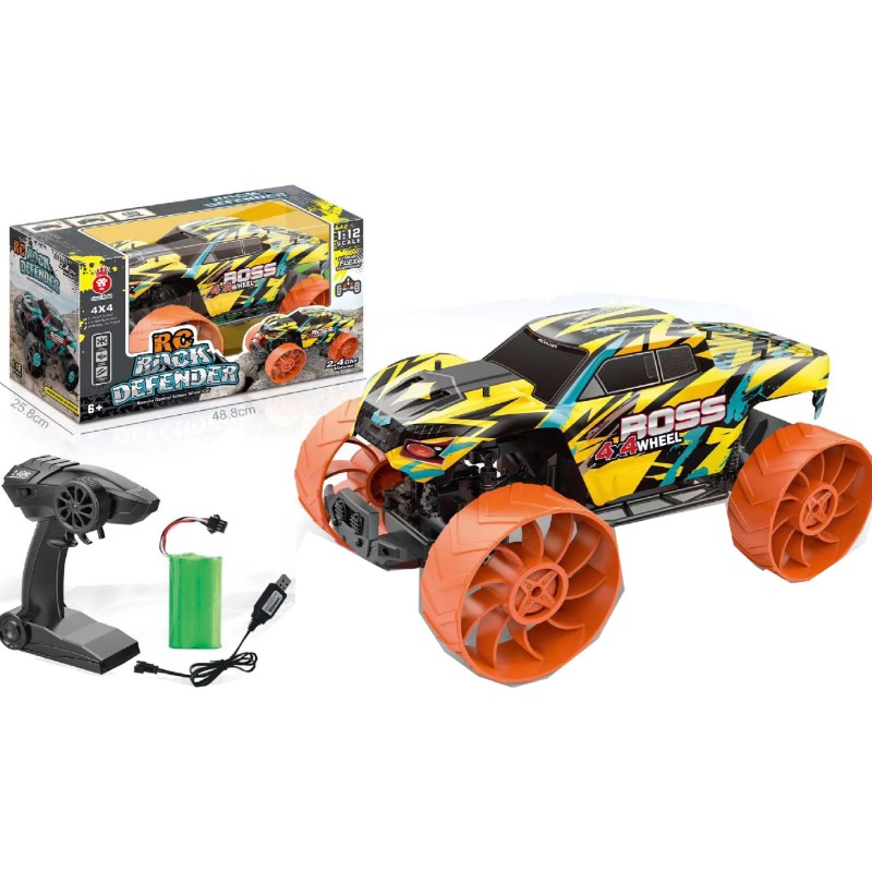 سيارة السباق 4x4 بجهاز تحكم عن بعد - لون أزرق