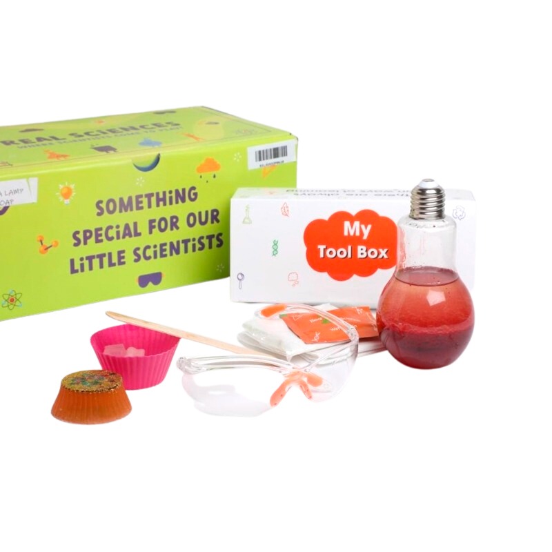 ريل ساينس - صنـدوق الصابون وتجربة الحمم البركانية