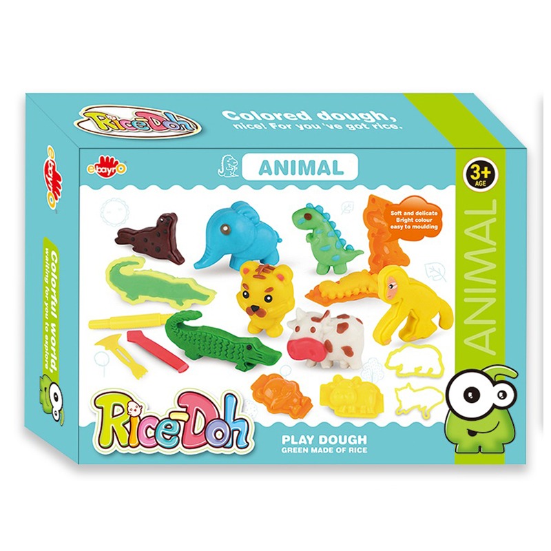 رايس دو - مجموعة الصلصال الملون بتصميم الحيوانات