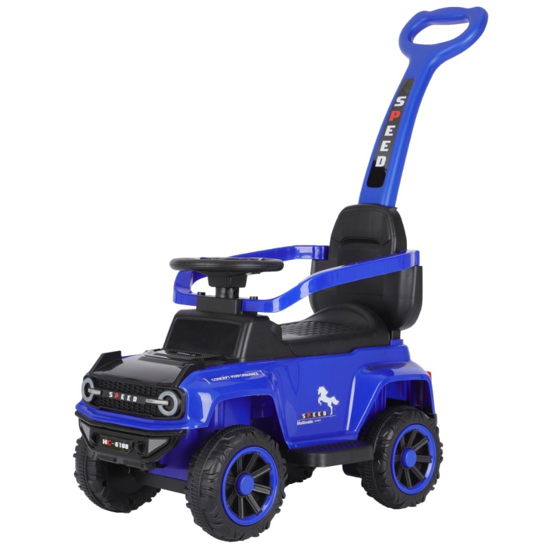 سيارة ركوب للأطفال مع مقبض دفع