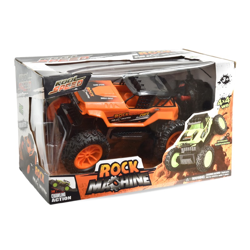 سيارة روك ماشين 4x4 للتحكم عن بُعد – للطرق الوعرة – باللون الأخضر