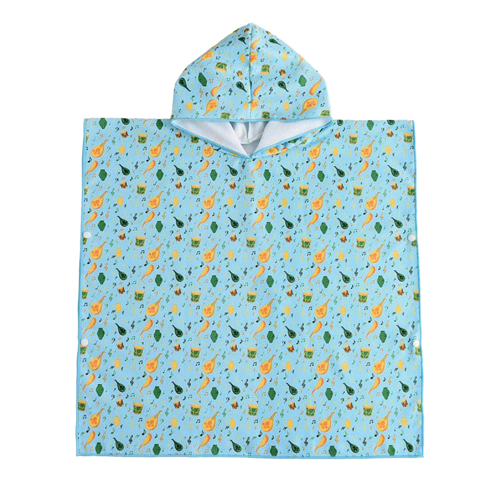 سيشل - رداء منشفة بتصميم الآلات الموسيقية