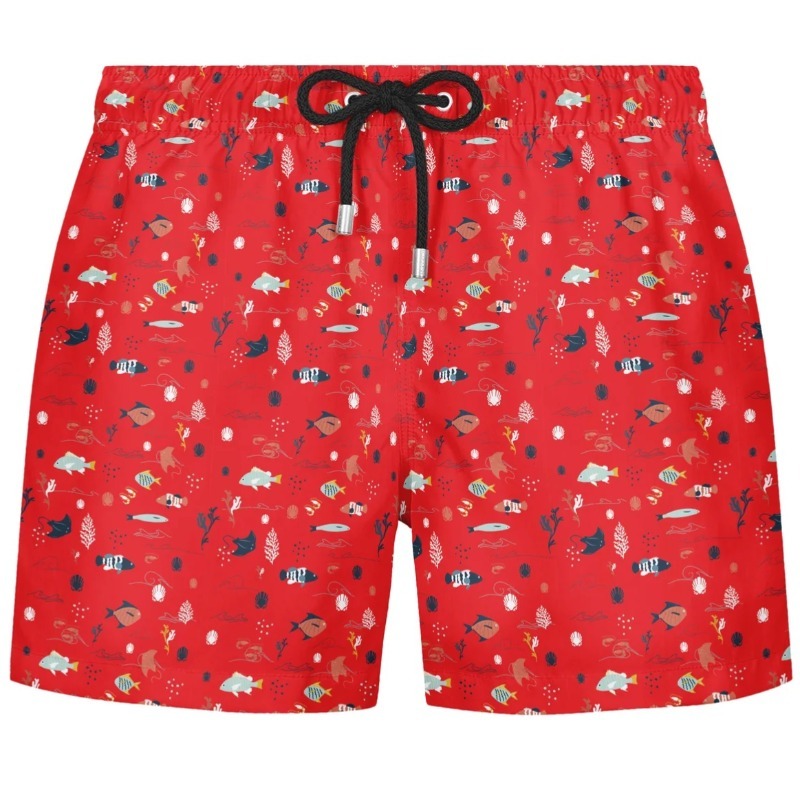 سيشل - شورت البحر بتصميم السمك