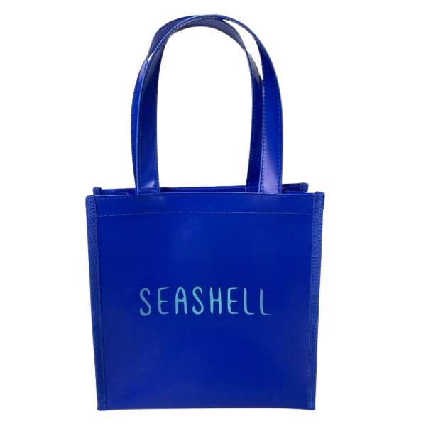 سيشل - حقيبة الشاطئ حجم صغير لون أزرق غامق
